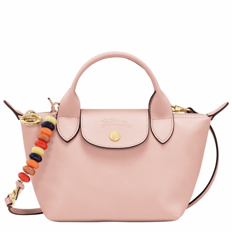 Pink Longchamp Le Pliage Xtra XS Women's Handbags